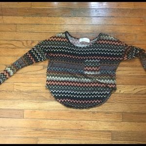 Long sleeve crop top
